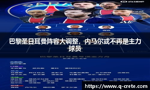 巴黎圣日耳曼阵容大调整，内马尔或不再是主力球员